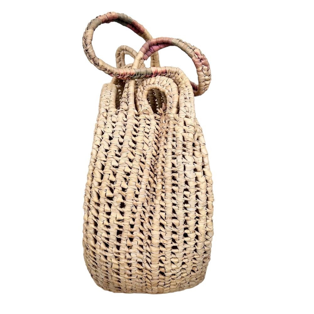 Straw Circular Boho Bag - image 3